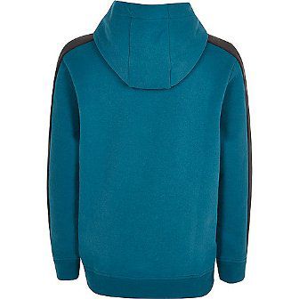 Boys blue block hoodie with appliqu&#233;
